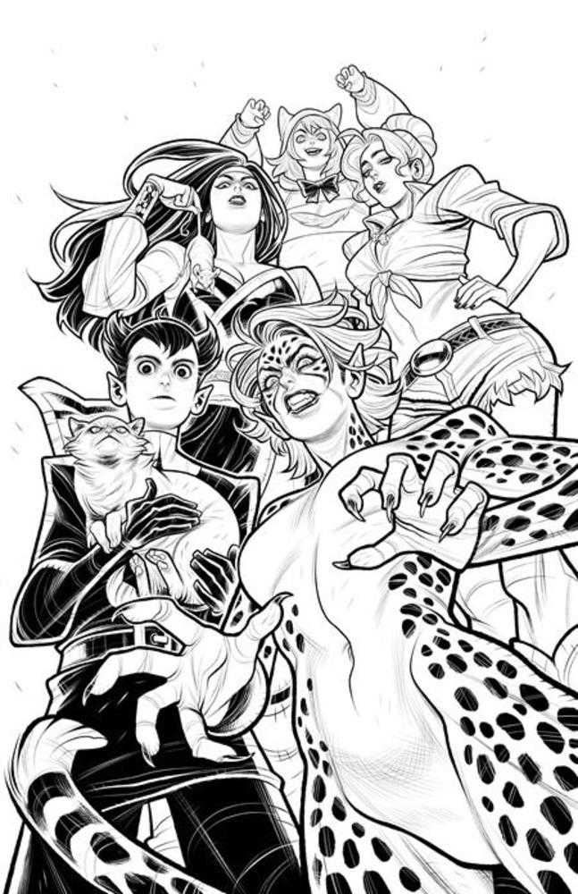 Cheetah And Cheshire Rob The Justice League #5 (Of 6) Cover C Elizabeth Torque Card Stock Variant