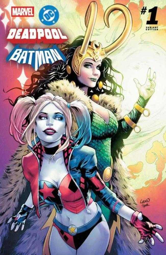 Df Marvel DC Deadpool Batman #1 Greg Land Comicxposure Exclusive