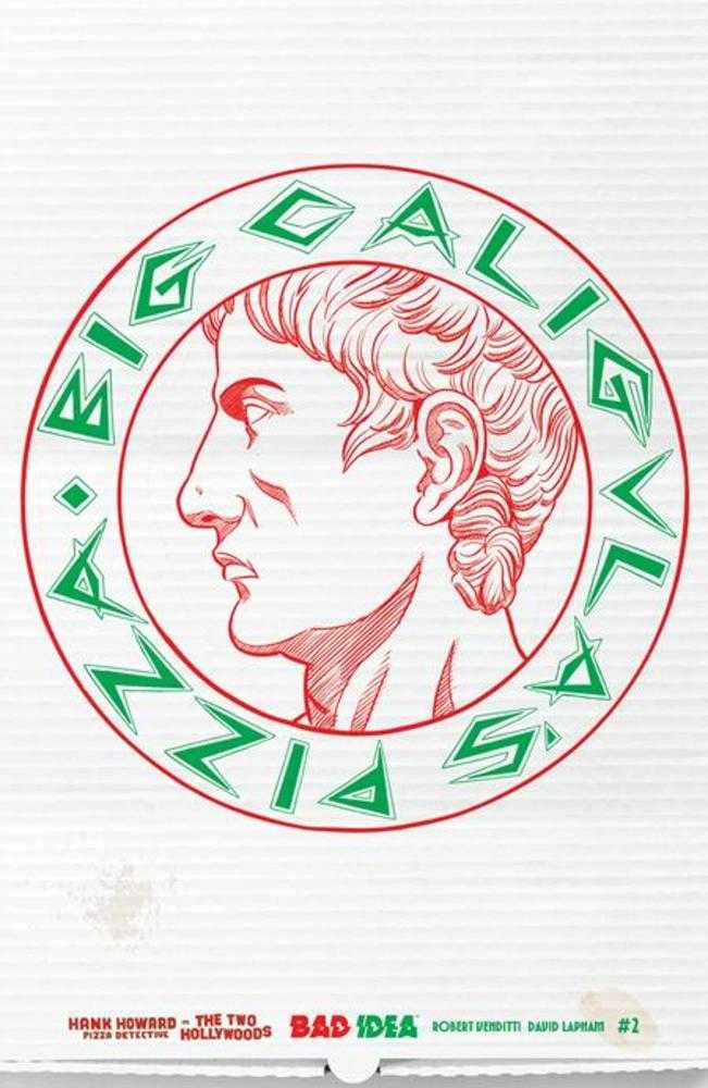 Hank Howard Pizza Detective The Two Hollywoods #2 (Of 2) Cover C David Lapham Pizza Box Design Variant