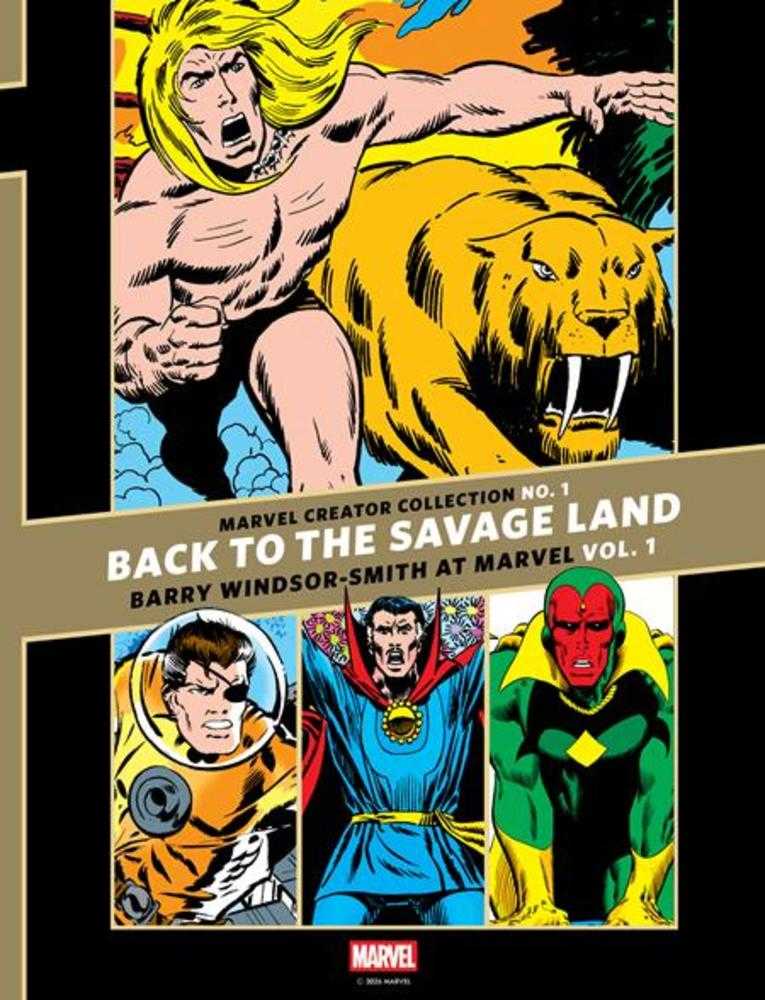 Marvel Creator Collection #1 Hardcover Volume 01 Back To The Savage Land Barry Windsor Smith At Marvel (Mature)