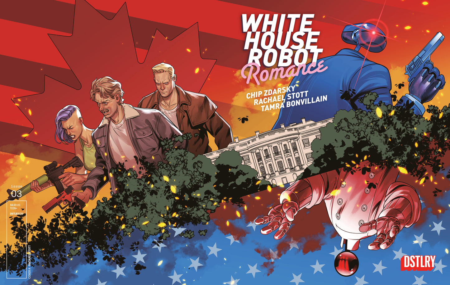 White House Robot Romance #3 Cover A Rachael Stott