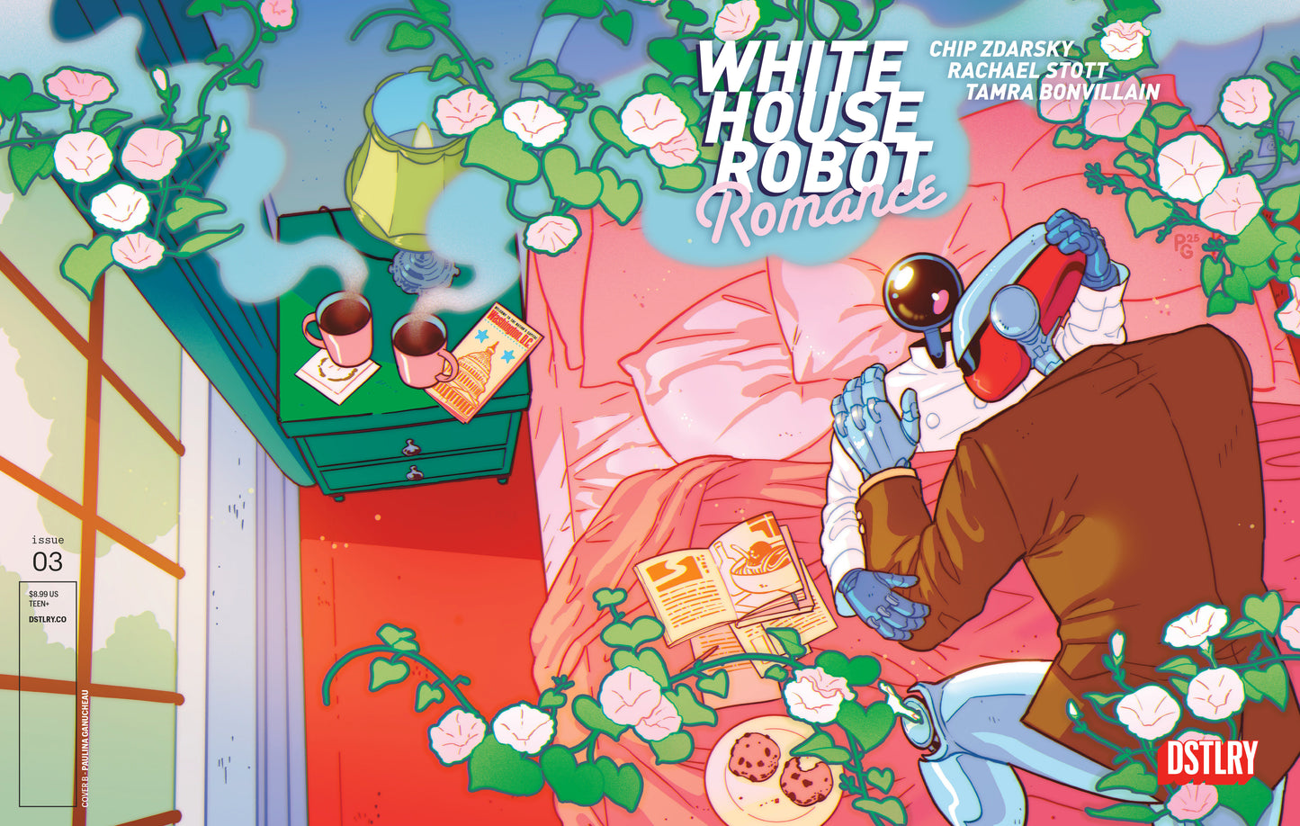 White House Robot Romance #3 Cover B Paulina Ganucheau Variant