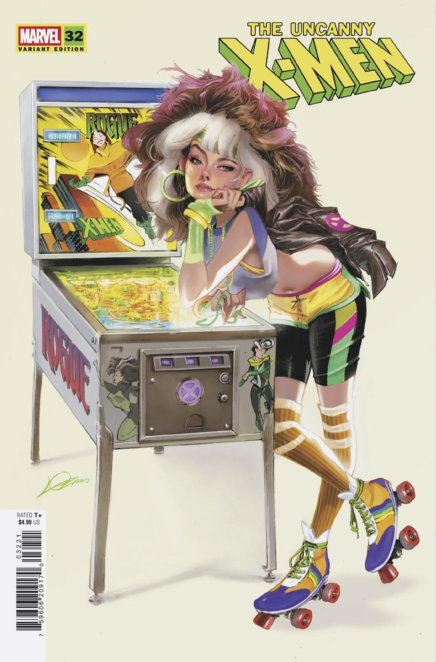 Uncanny X-Men #32 Alexander Lozano '80 S Rogue Variant