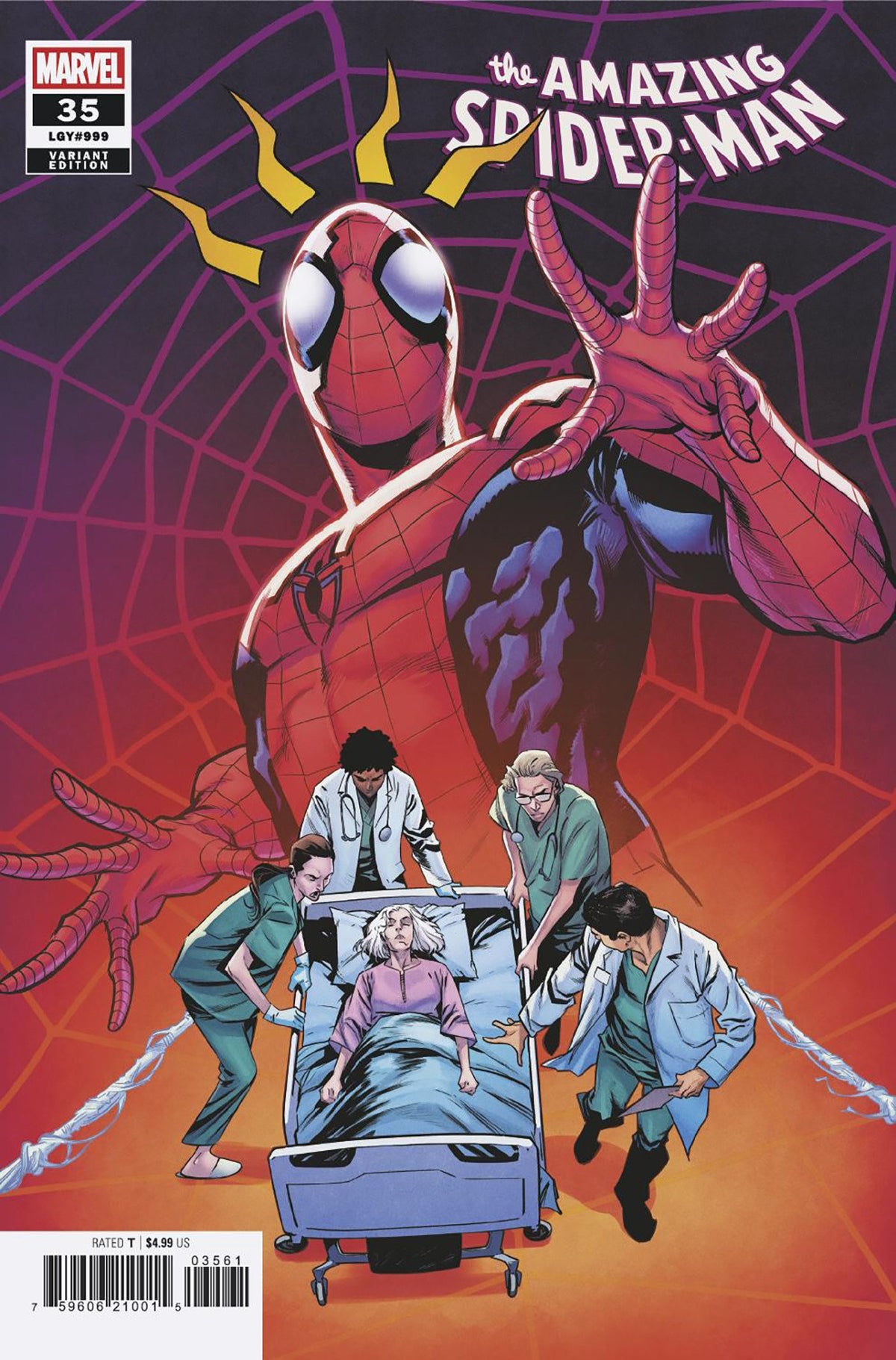 Amazing Spider-Man #35 Francesco Manna Classified Foreshadow Variant