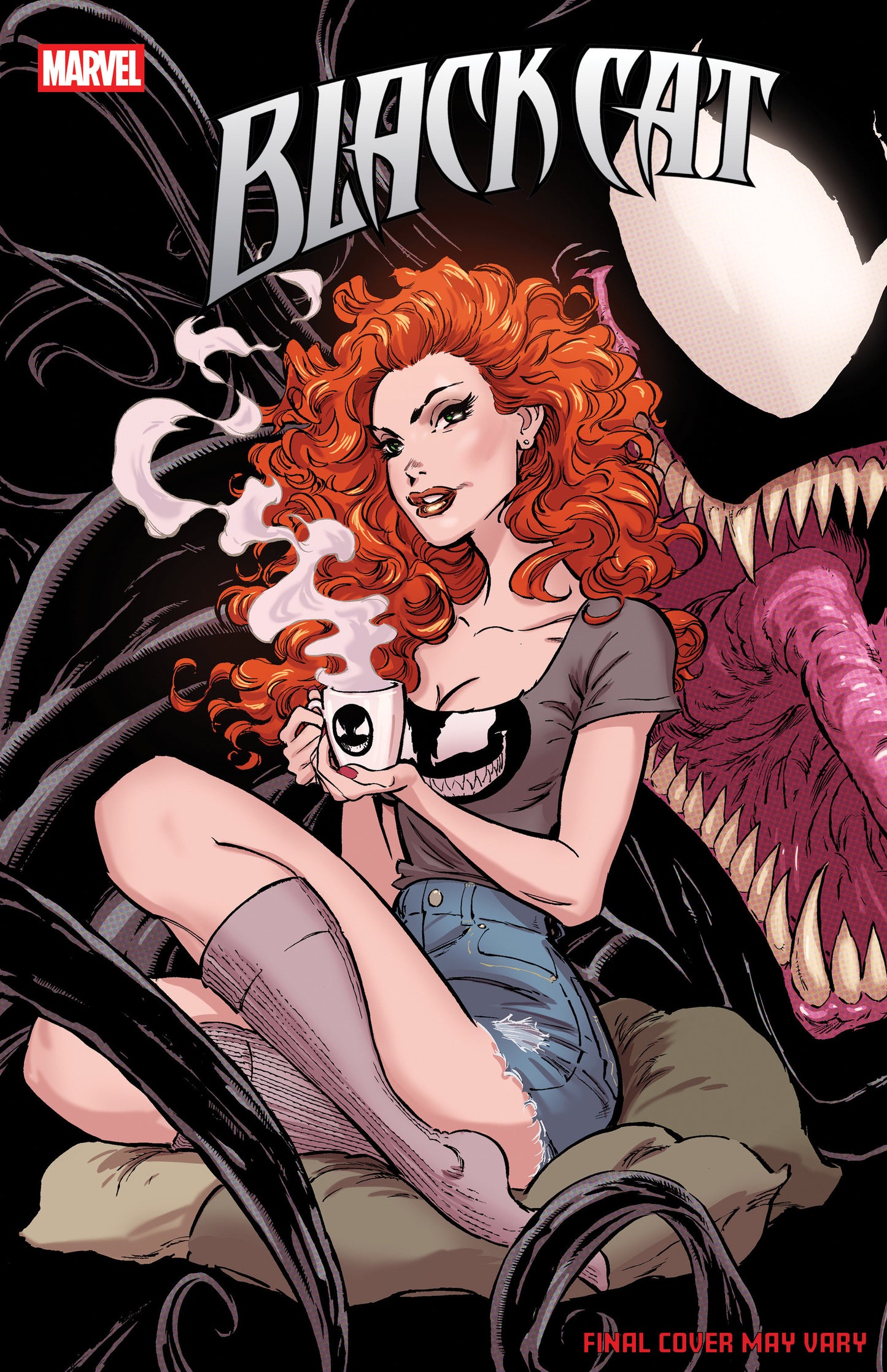 Black Cat #7 Kaare Andrews 2 Part Connecting Variant