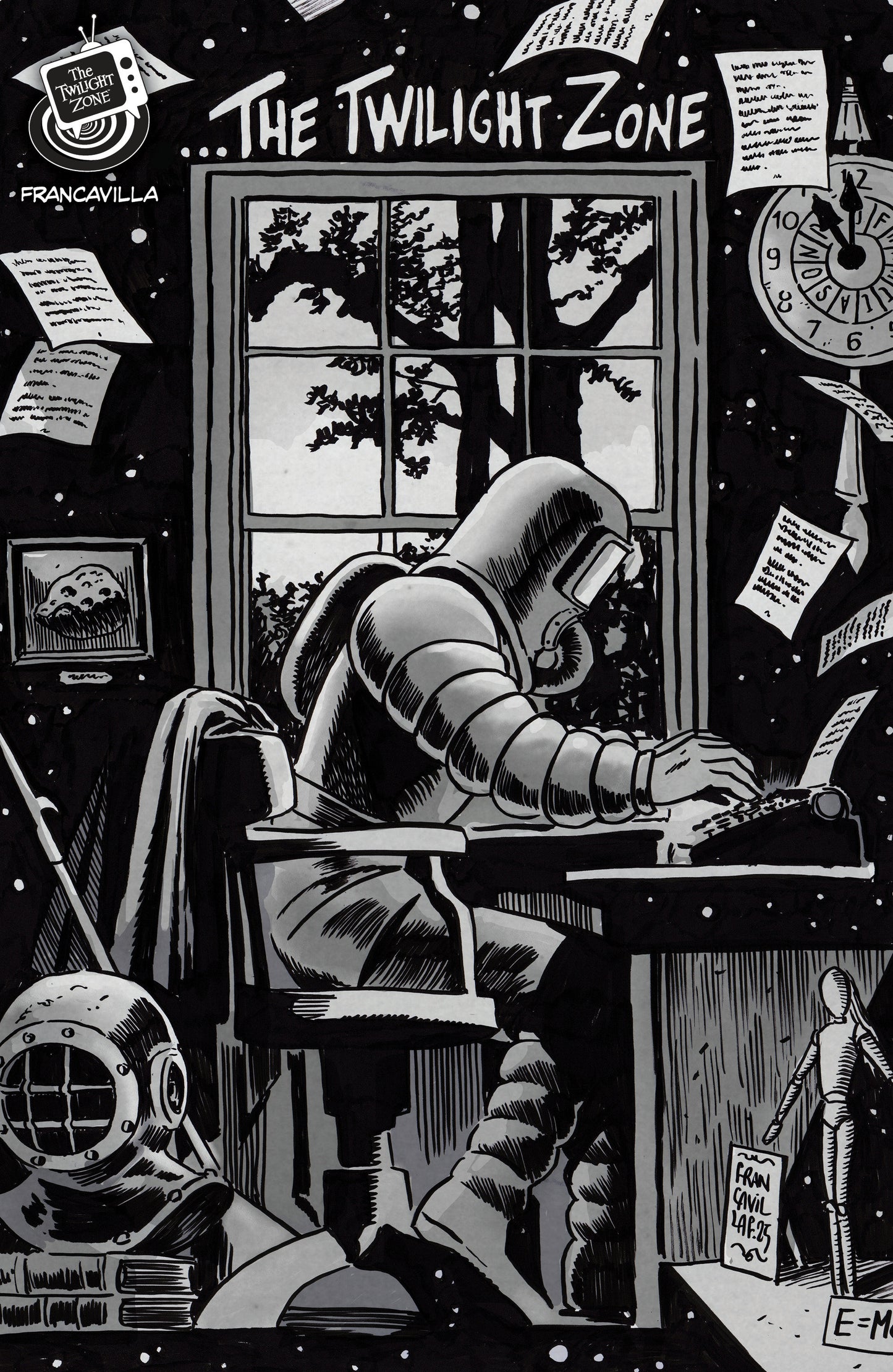 The Twilight Zone #5 Variant B (Francavilla Connecting Cover)