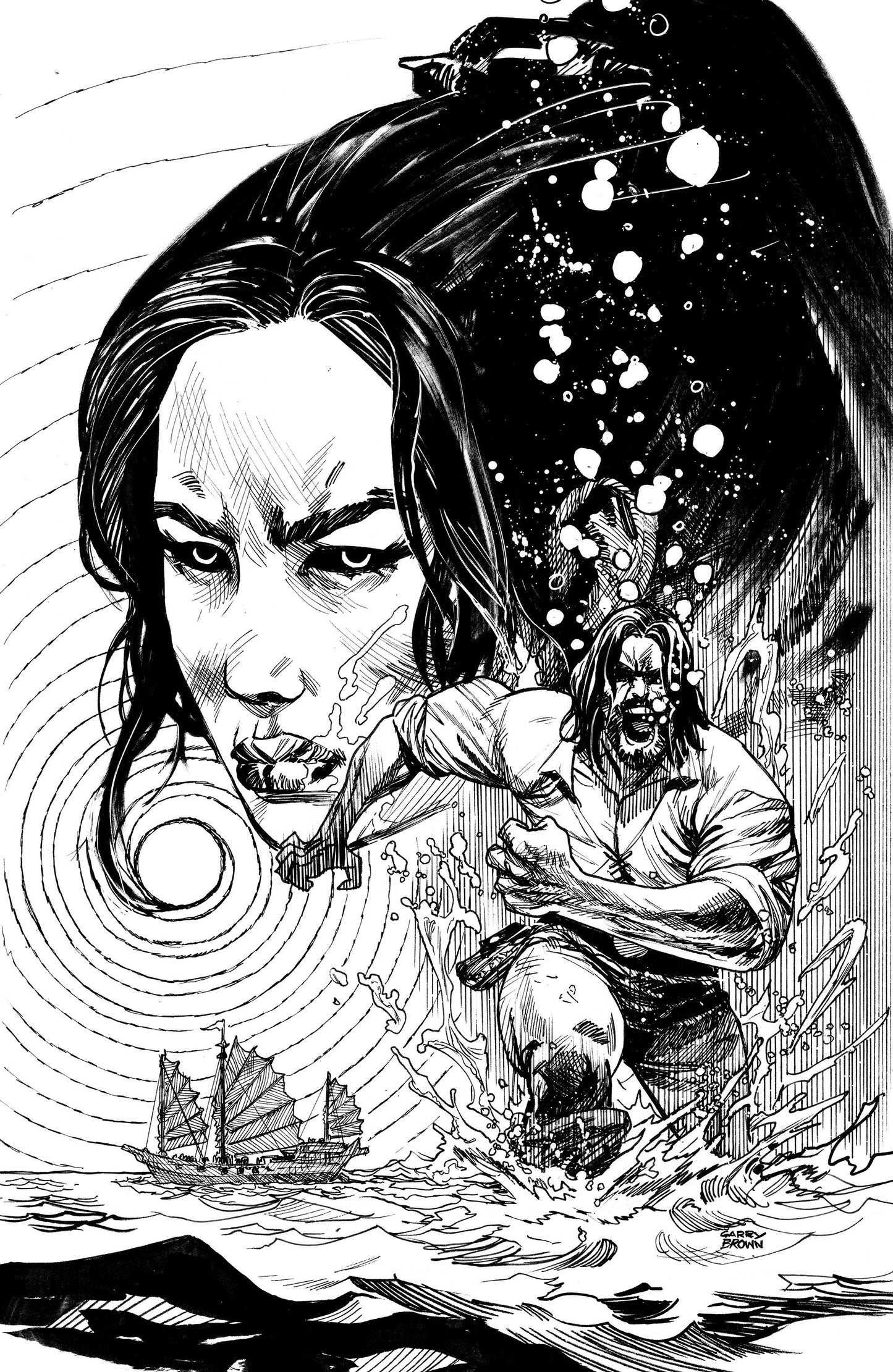 BRZRKR: The Bleeding Tide #1 L Unlimited Variant (Full Art, Brown)