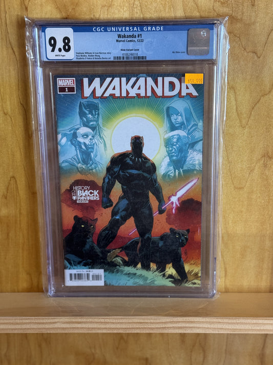 Wakanda #1 (of 5) 1:25 Klein Variant Cover CGC Graded 9.8