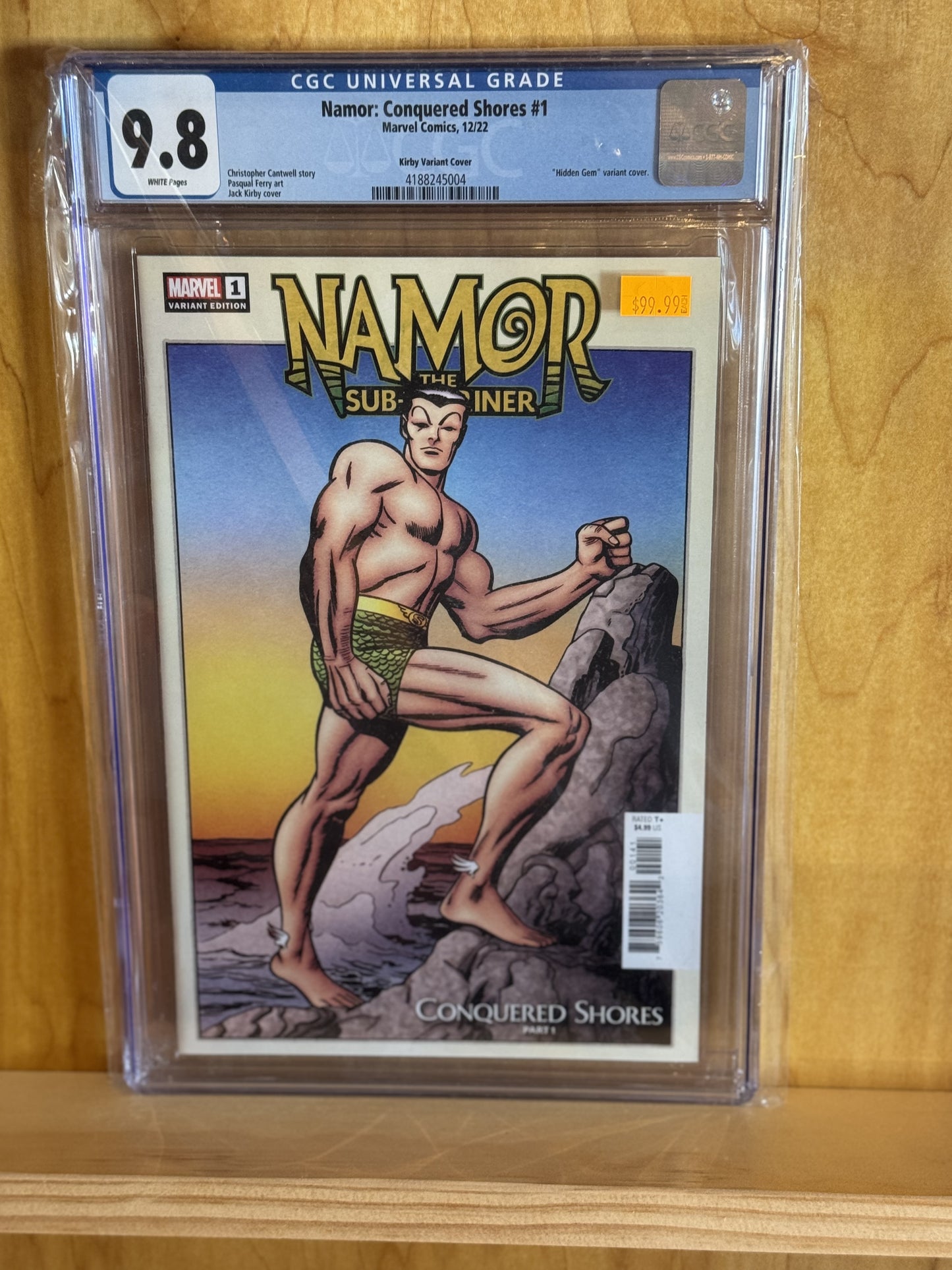 Namor #1 (of 5) 1:50 Jack Kirby Hidden Gem Variant CGC Graded 9.8