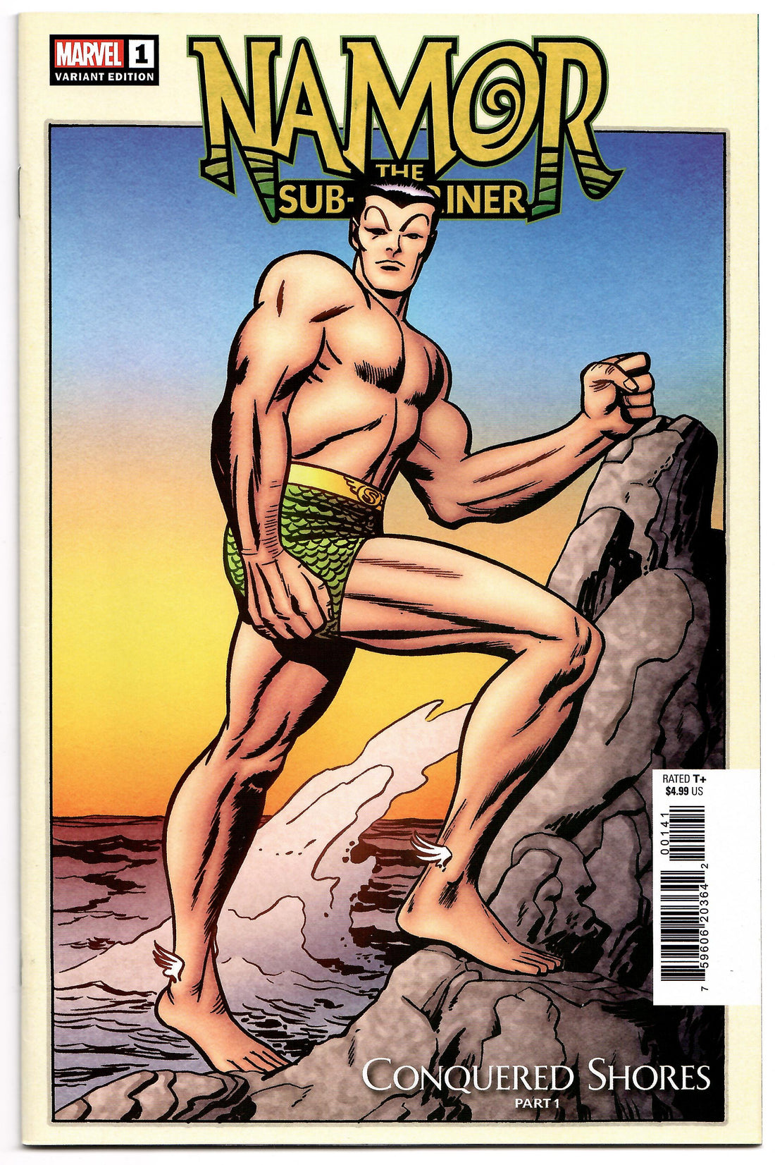 Namor #1 (of 5) 1:50 Jack Kirby Hidden Gem Variant CGC Graded 9.8
