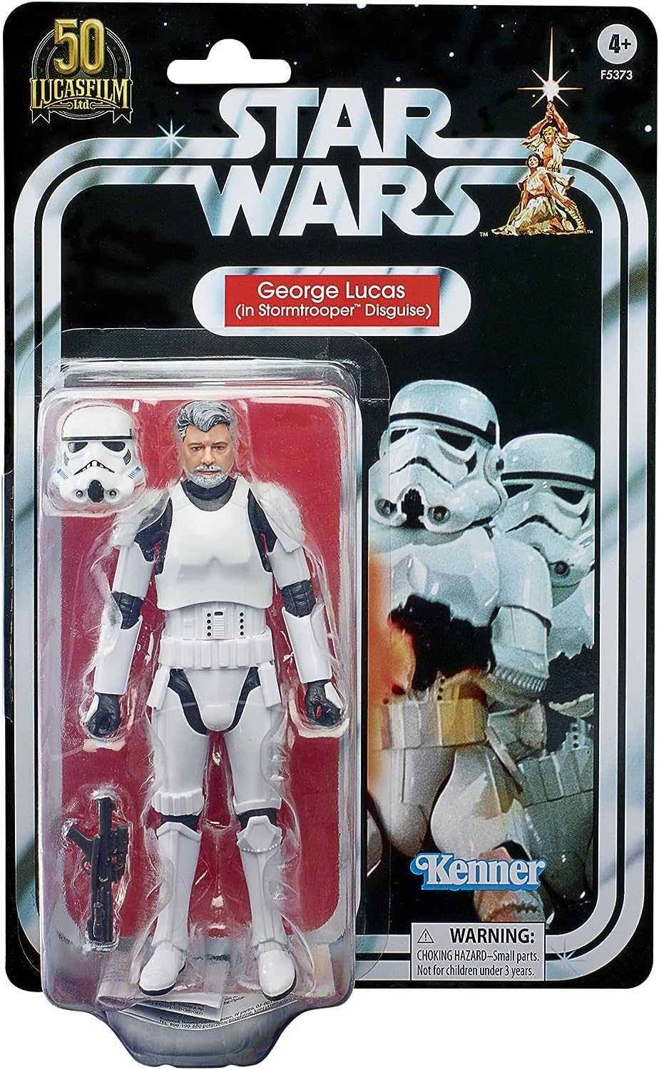 STAR WARS The Black Series George Lucas (in Stormtrooper Disguise) Toy 6-Inch-Scale Lucasfilm 50th Anniversary Figure, Collectible Toy