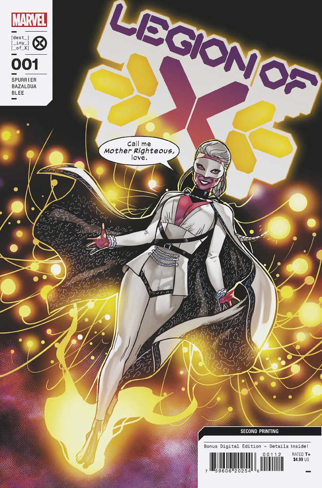 Legion Of X #1 2ND Printing Bazaldua Variant