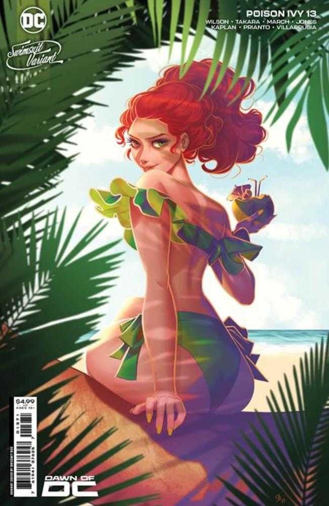 Poison Ivy 13 Cover E Sweeney Boo Swimsuit Card Stock Variant