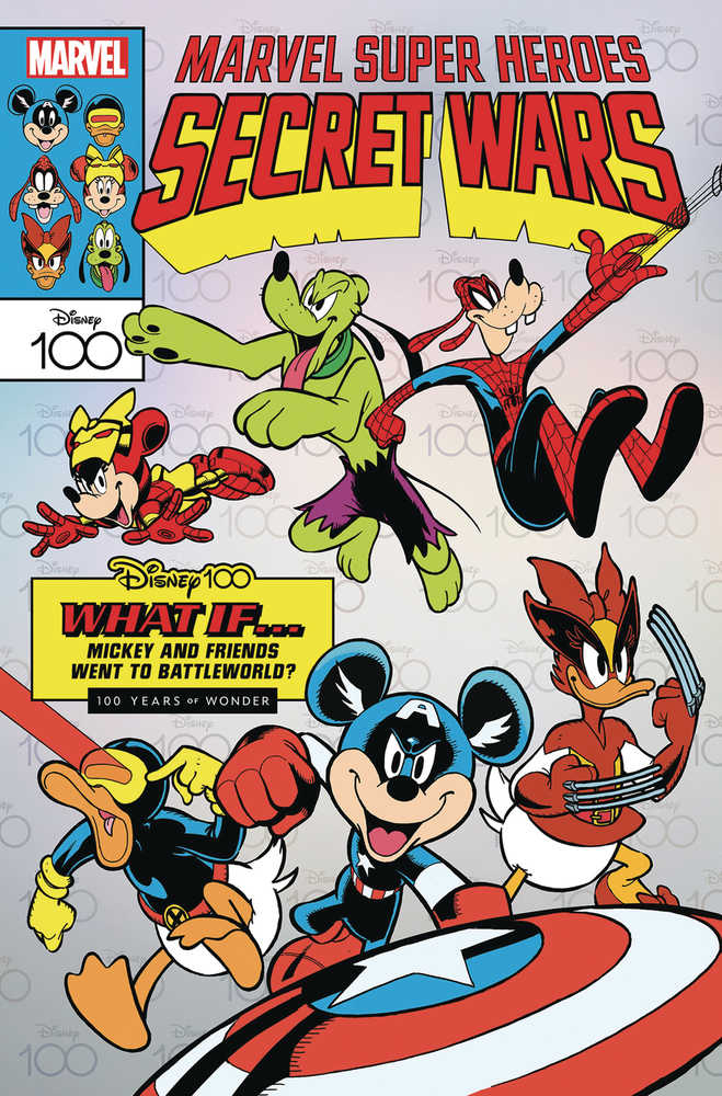 Amazing Spider-Man 37 De Lorenzi Disney100 Secret War Variant