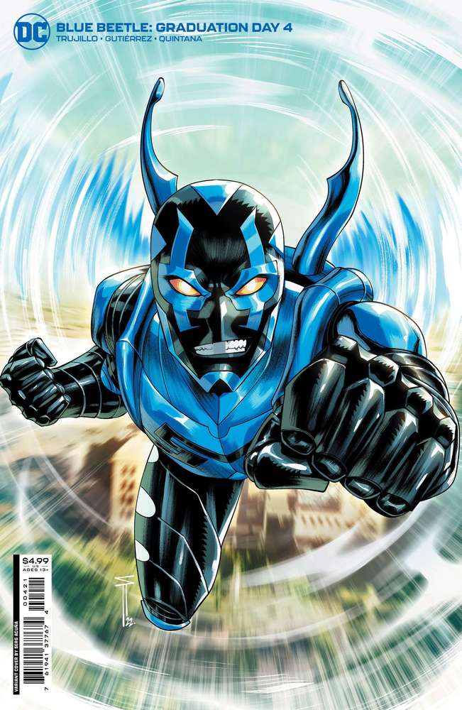 Blue Beetle Graduation Day #4 (Of 6) Cover B Serg Acuna