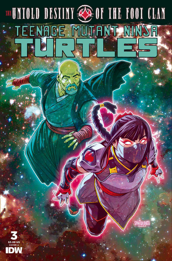 Teenage Mutant Ninja Turtles Untold Destiny Of Foot Clan #3 Cover A (Santolouco)