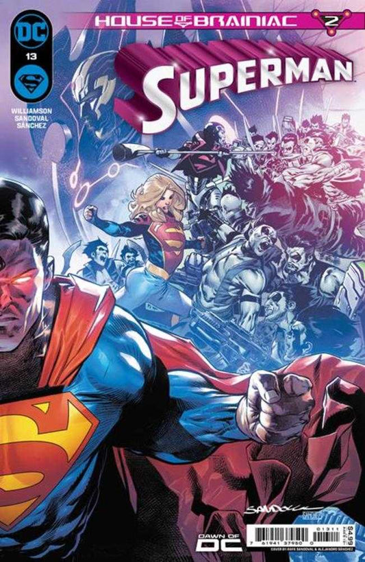 Superman 13 Cover A Rafa Sandoval Connecting (House Of Brainiac)