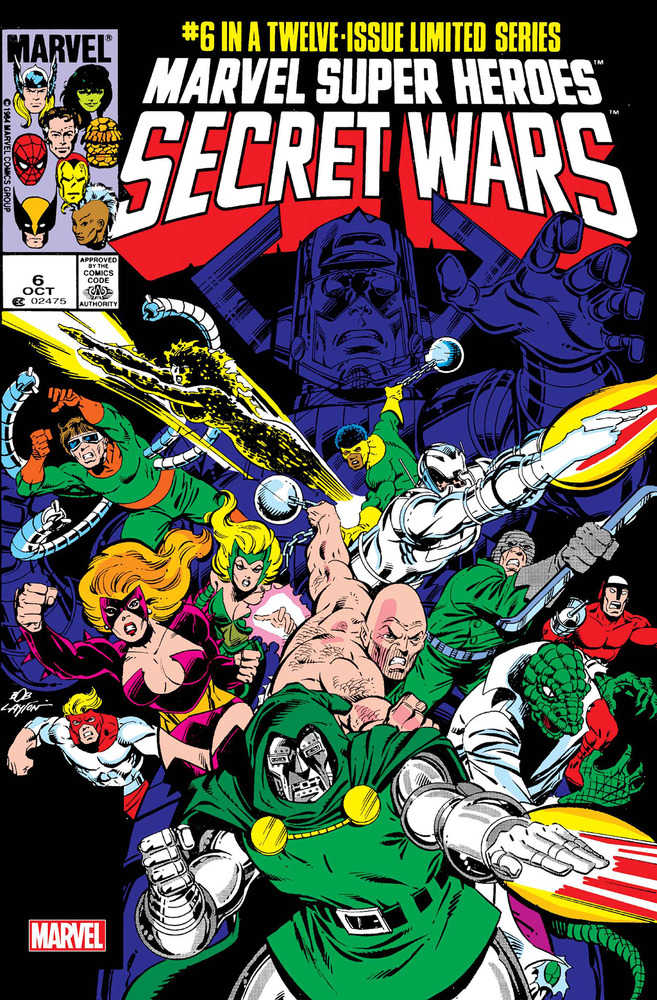 Marvel Super Heroes Secret Wars #6 Facsimile Edition Foil Variant