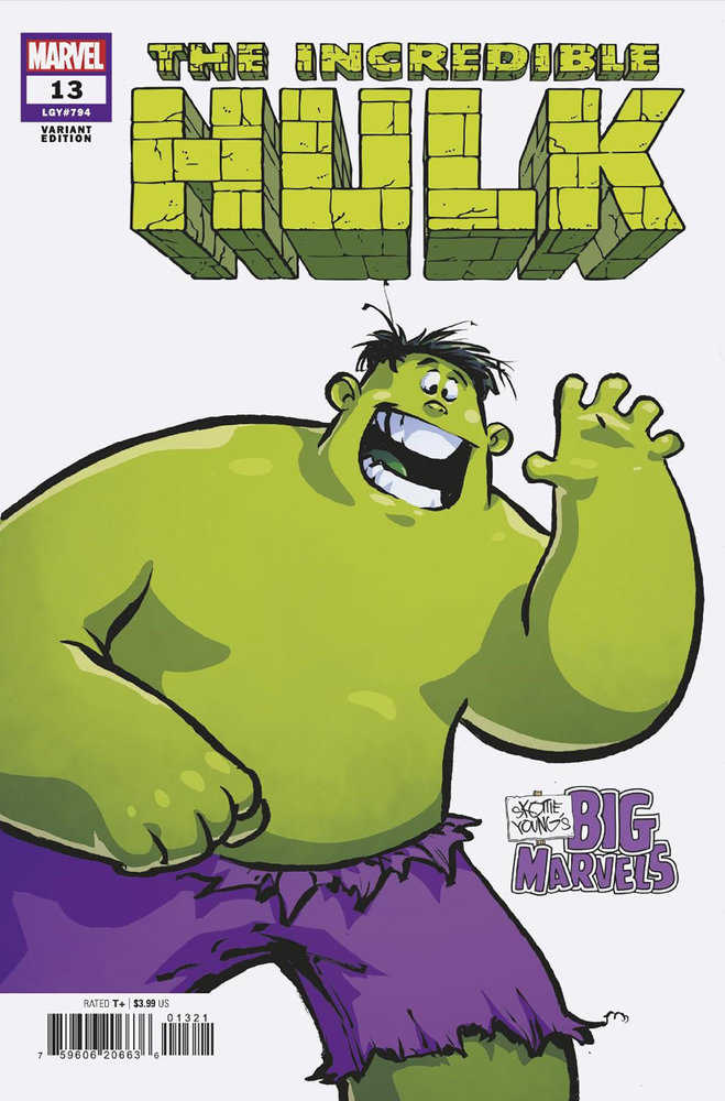 Incredible Hulk 13 Skottie Young'S Big Marvel Variant