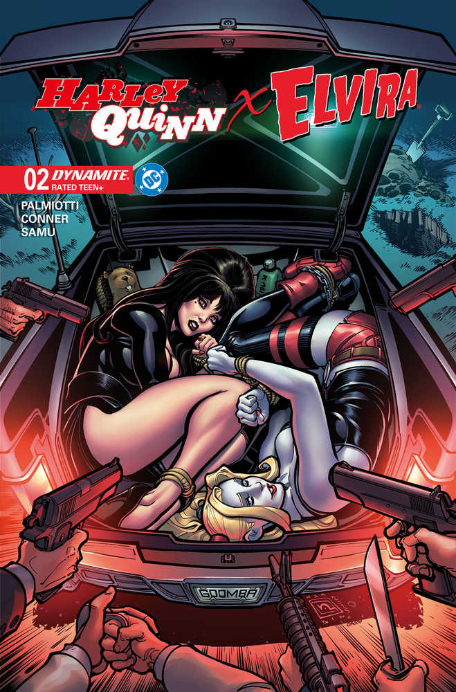 Harley Quinn X Elvira #2 Cover G Chad Hardin Foil