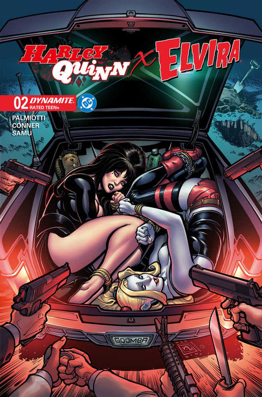 Harley Quinn X Elvira #2 Cover G Chad Hardin Foil