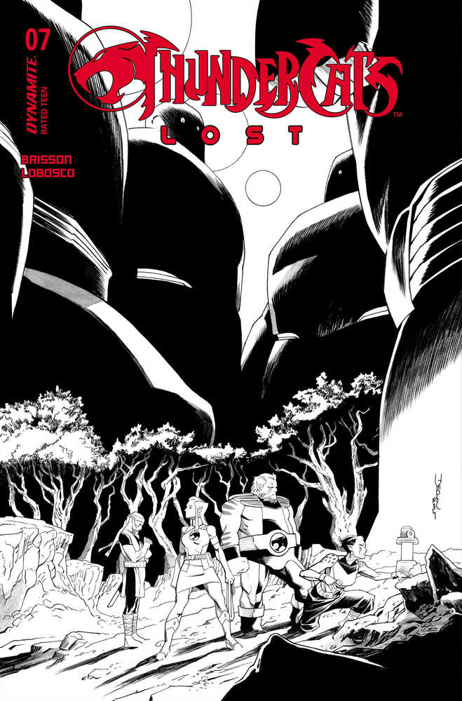 Thundercats Lost #7 Cover H 10 Copy Variant Edition Shalvey Line Art