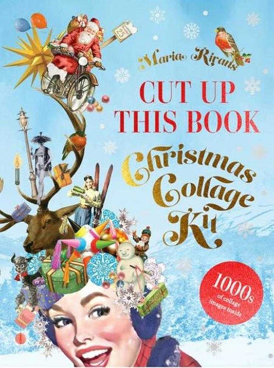 Cut Up This Book Softcover Christmas Collage Kit