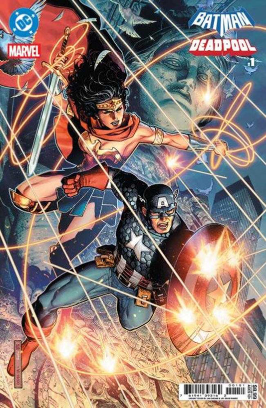 DC Marvel Batman Deadpool #1 (One Shot) Cover E Jim Cheung Wonder Woman Captain America Card Stock Variant