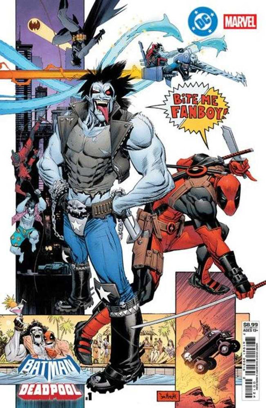 DC Marvel Batman Deadpool #1 (One Shot) Cover M Sean Gordon Murphy Lobo Deadpool Card Stock Variant