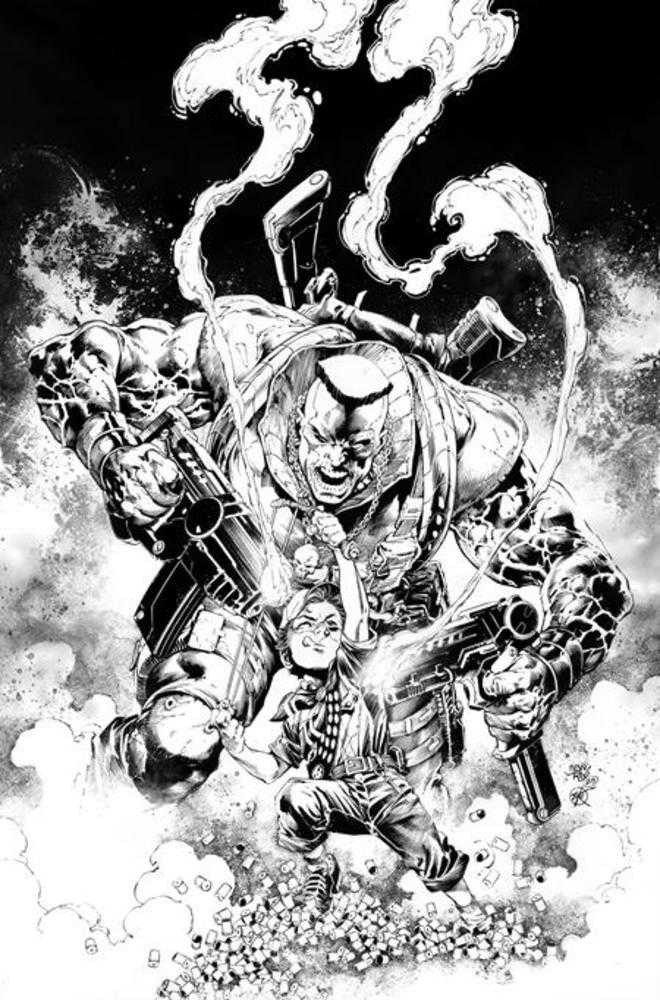 Hyde Street #10 Cover F Ivan Reis Youngblood Team Up Black & White Full Art Variant