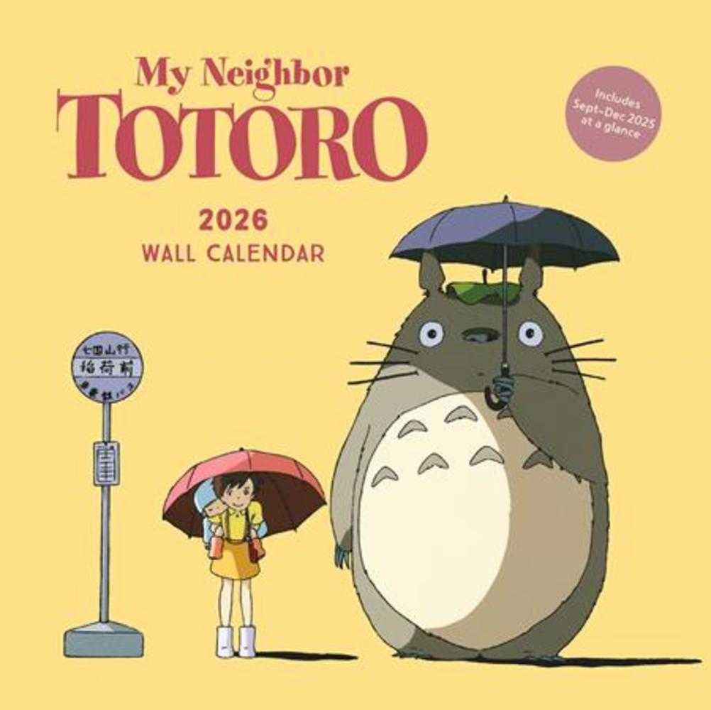 Studio Ghibli My Neighbor Totoro 2026 Wall Calendar