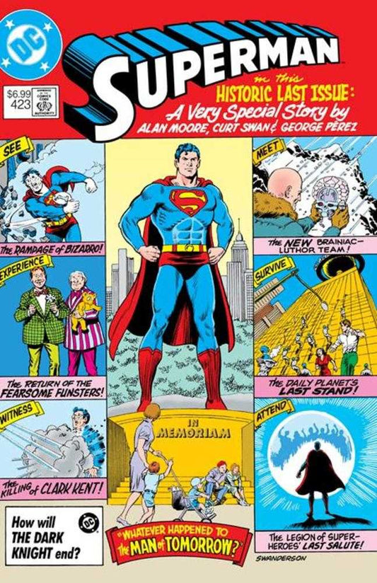 Superman #423 Facsimile Edition Cover B Curt Swan Foil Variant (Whatever Happened To The Man Of Tomorrow Part 1 Of 2)