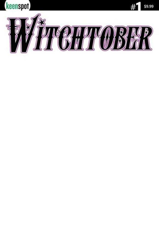 Witchtober #1 Cover B Blank Sketch  Coloring Book Cover Variant