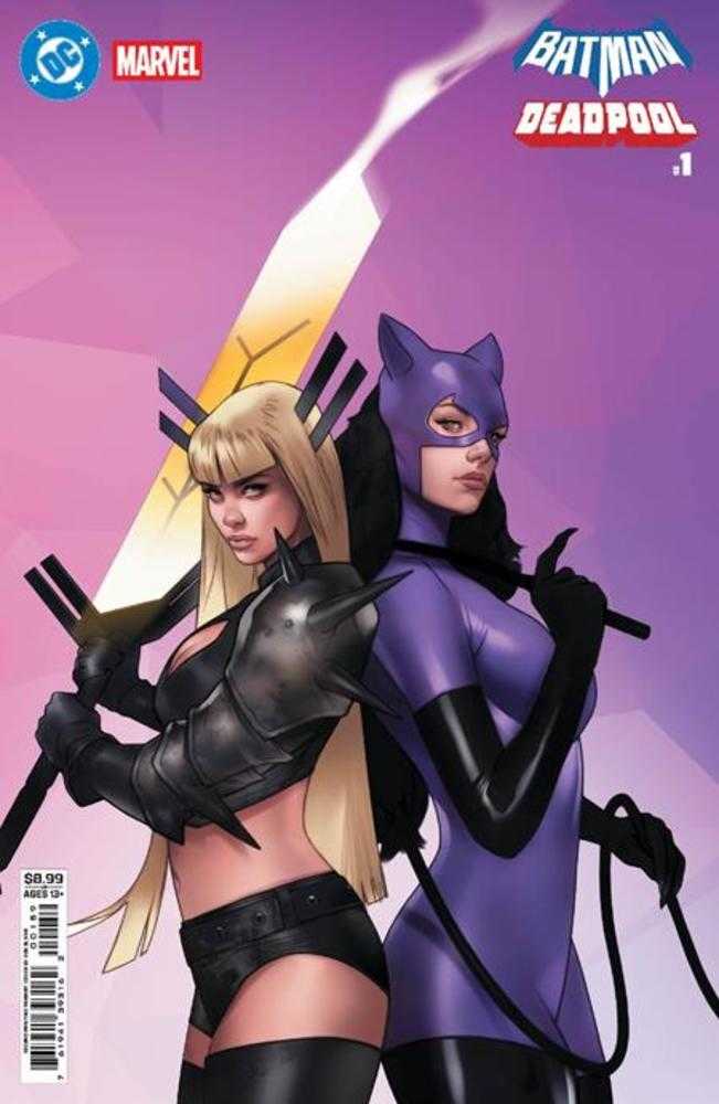 DC Marvel Batman Deadpool #1 (One Shot) 2nd Print Cover C Ben Oliver Card Stock Variant