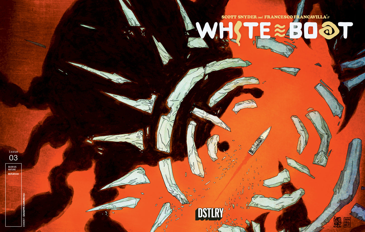 White Boat #3 Cover F Giuseppe Camuncoli Variant
