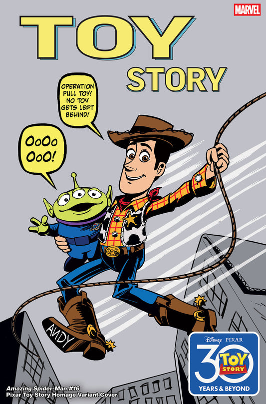 Amazing Spider Man #16 Marco Forcelloni Pixar Toy Story Homage Variant