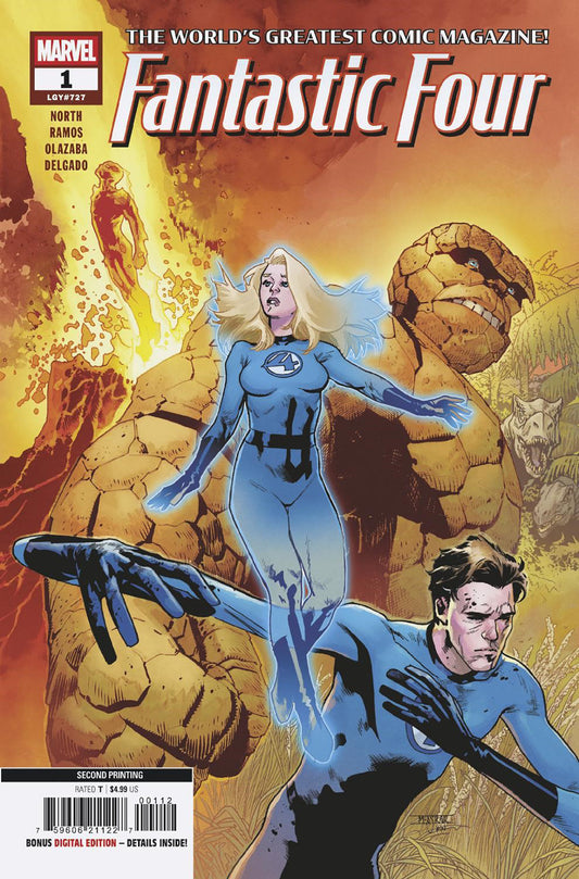 Fantastic Four #1 Mahmud Asrar 2 Nd Printing Variant