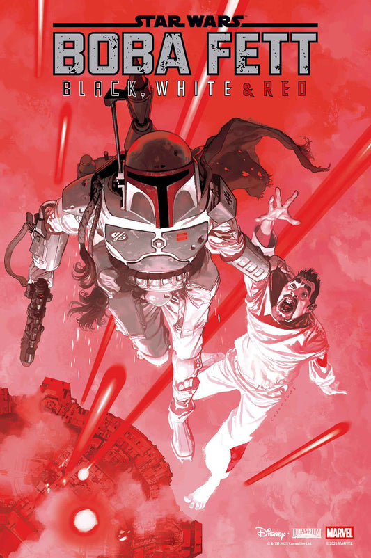 Star Wars: Boba Fett - Black, White & Red #1 Josemaria Casanovas Variant