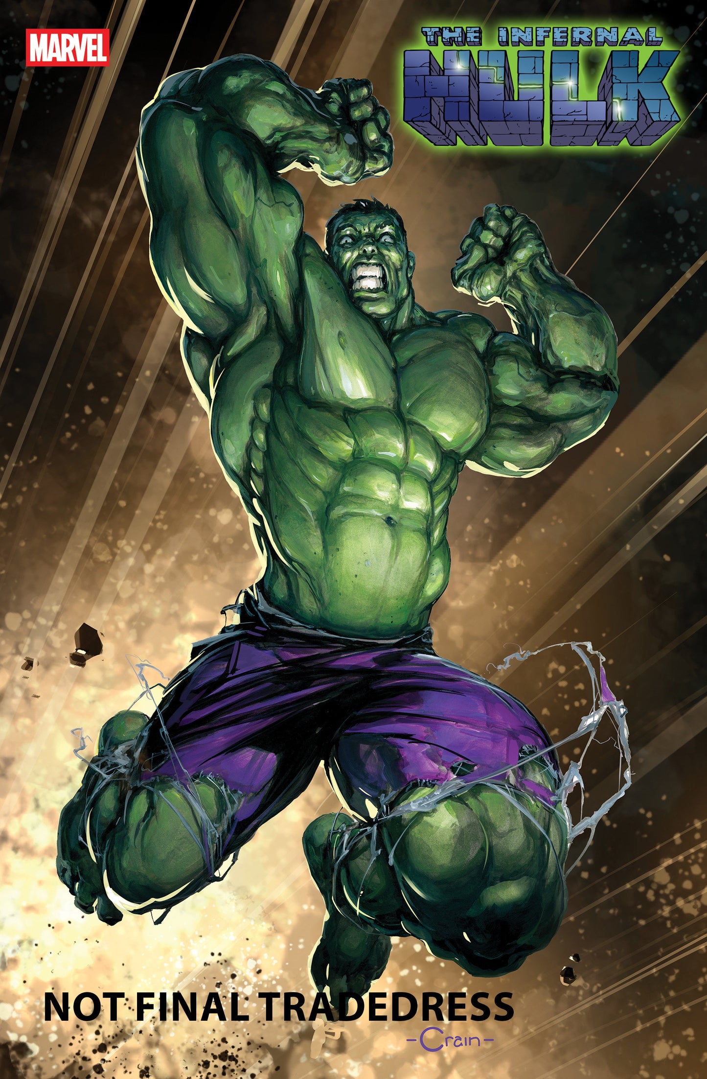 Infernal Hulk #3 Clayton Crain Variant