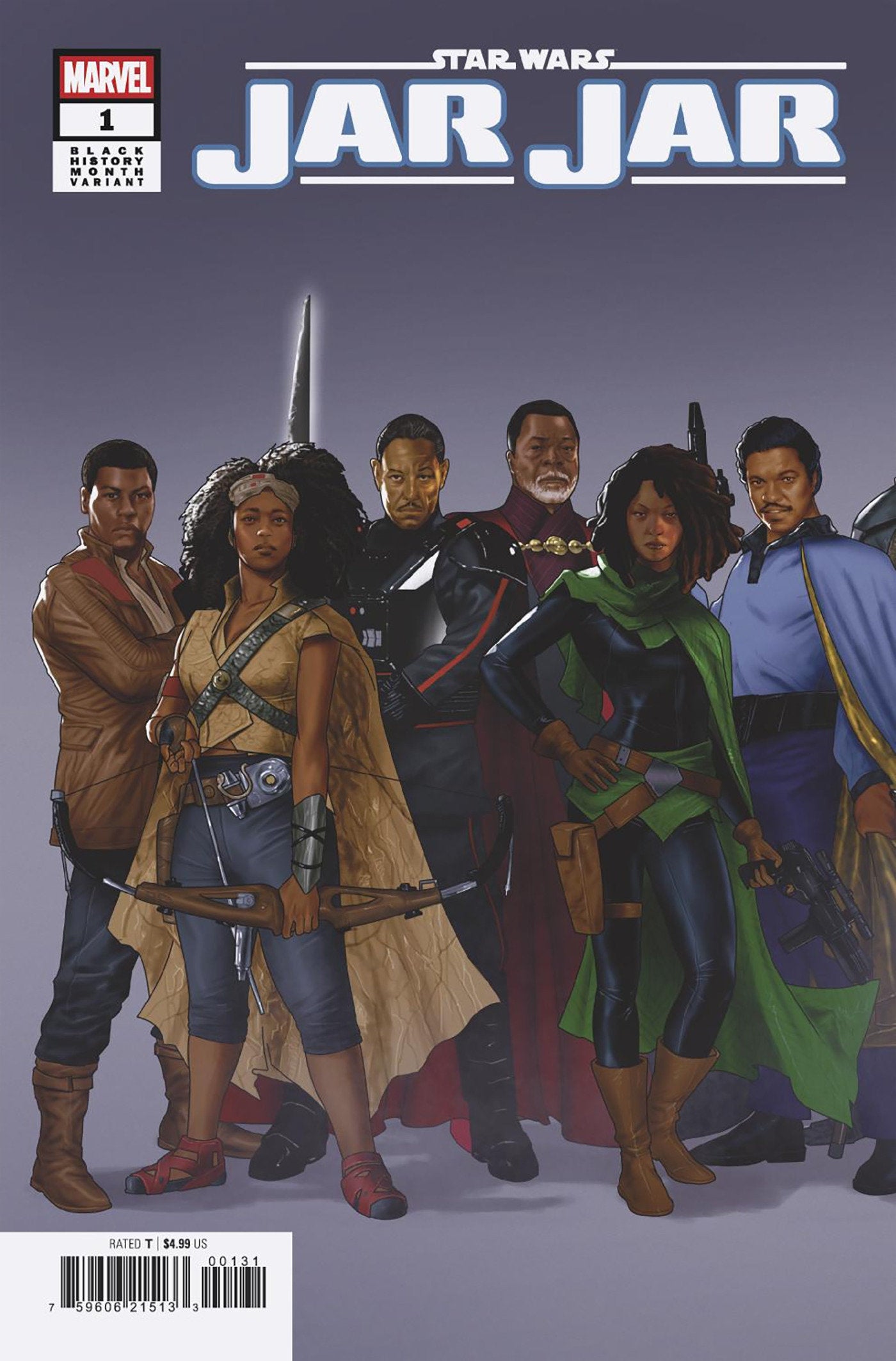 Star Wars: Jar Jar #1 Taurin Clarke 2 Part Black History Month Connecting Variant