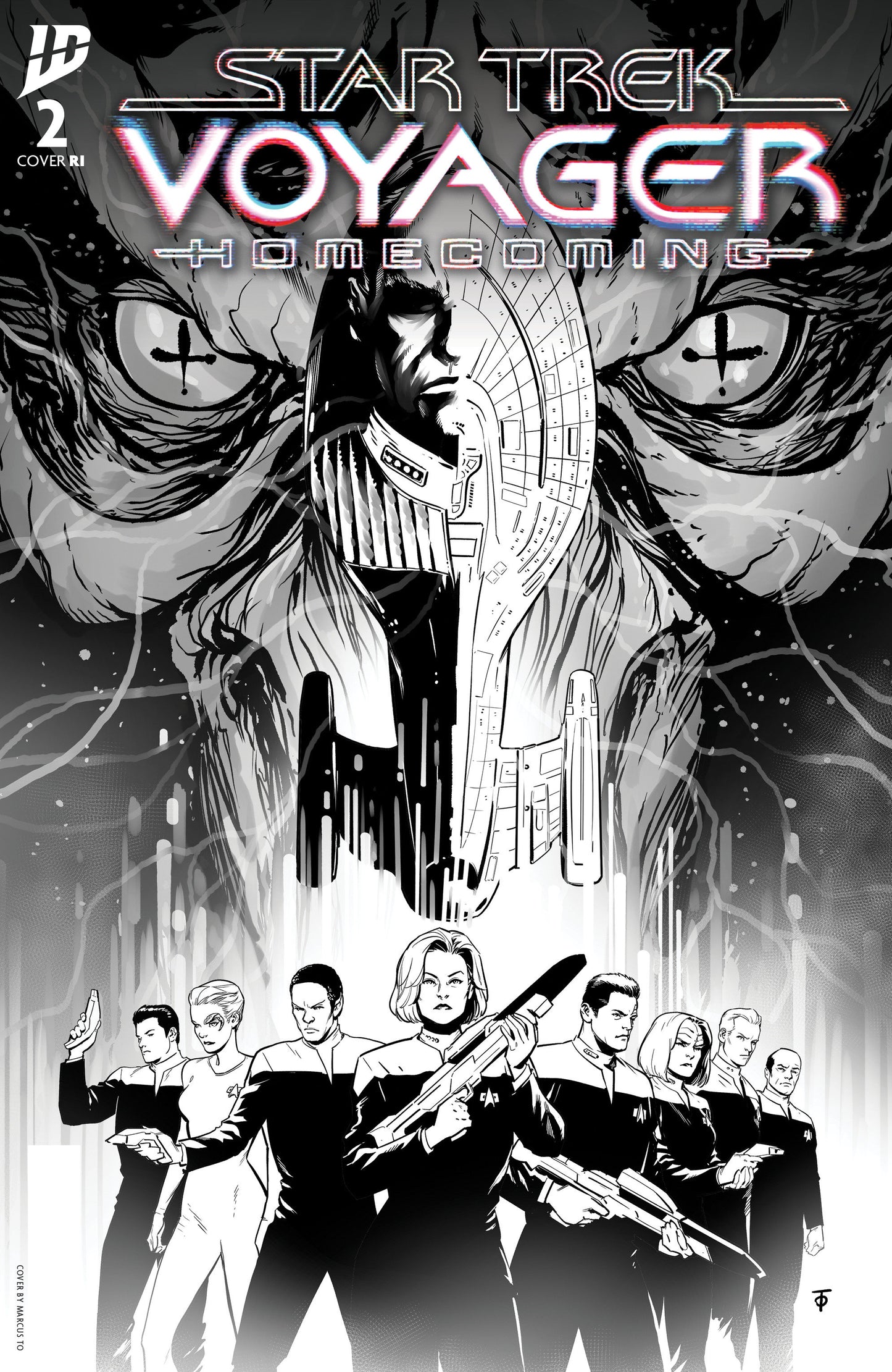 Star Trek: Voyager--Homecoming #2 Variant Ri (10) (To Black & White)