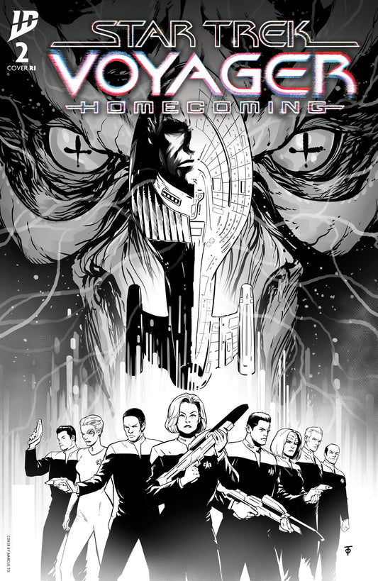 Star Trek: Voyager--Homecoming #2 Variant Ri (10) (To Black & White)