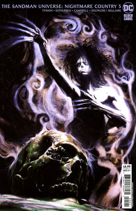 Sandman Universe Nightmare Country #5 Cover B Aaron Campbell Card Stock Variant (Mature)