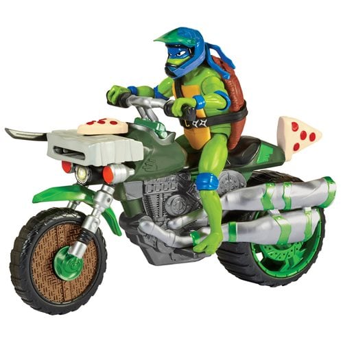 Teenage Mutant Ninja Turtles: Mutant Mayhem Movie Ninja Kick Cycle with Exclusive Leonardo