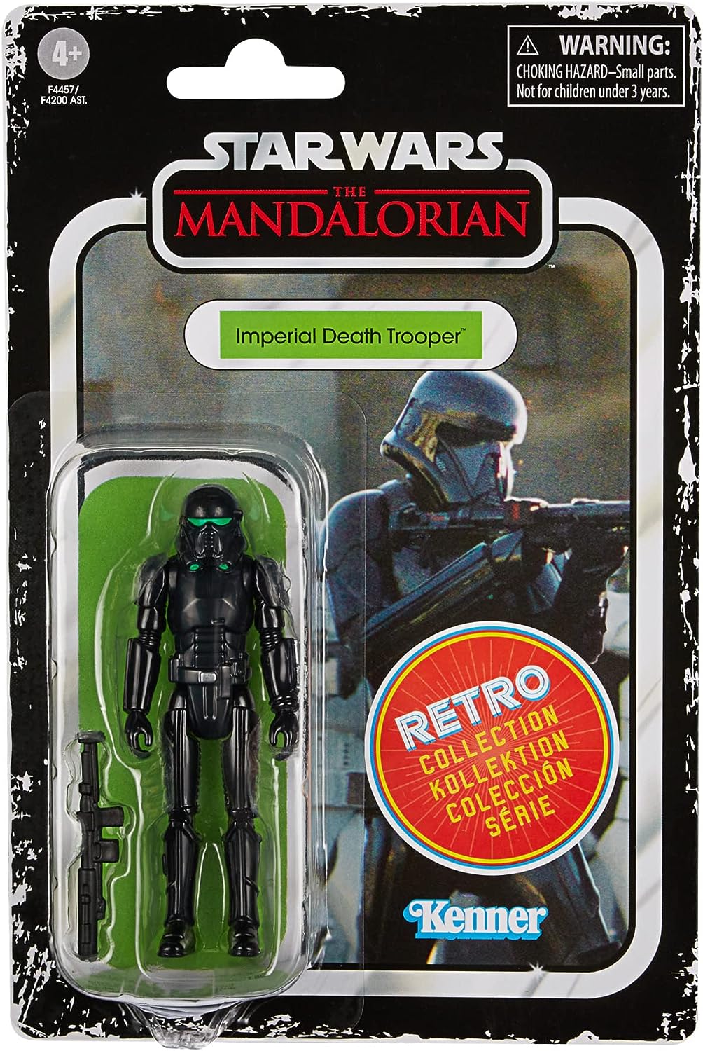 STAR WARS Retro Collection Imperial Death Trooper Toy 3.75-Inch-Scale The Mandalorian Collectible Action Figure