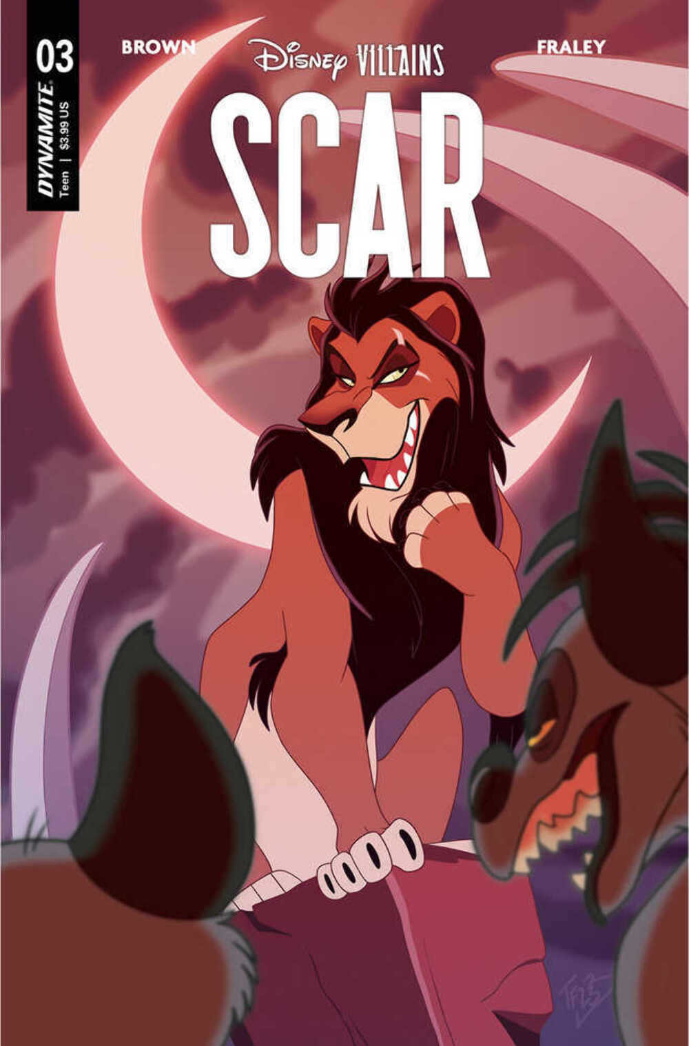 Disney Villains Scar #3 Cover B Trish Forstner