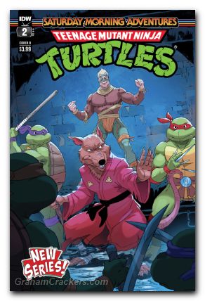 Teenage Mutant Ninja Turtles Saturday Morning Adventures #2 Cover B