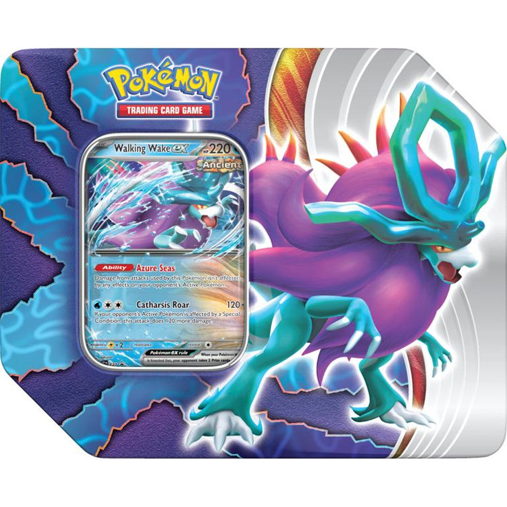 Pokémon TCG: Paradox Clash Tin [Walking Wake ex]