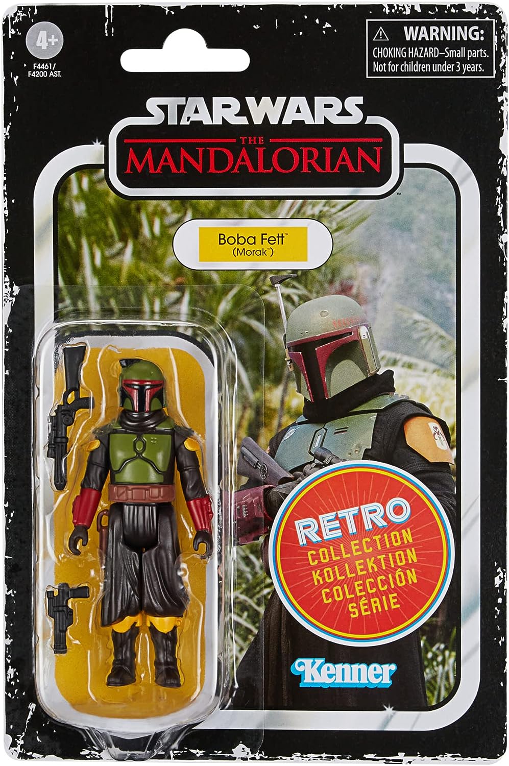 STAR WARS Retro Collection Boba Fett (Morak) Toy 3.75-Inch-Scale The Mandalorian Collectible Action Figure