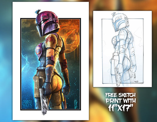 Shane Molina Print - “Sabine Wren”